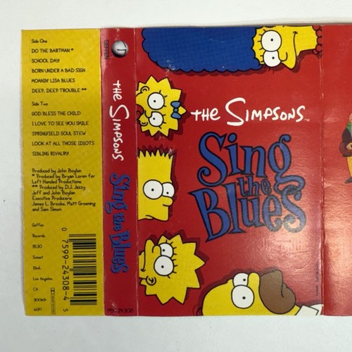 The Simpsons Sing the Blues (Cassette Tape, 1990, Geffen Records) M5C 24308 Vtg - Picture 9 of 13