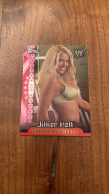 2006 Topps WWE Insider Restricted Access Divas  #D7 Jillian Hall Sp