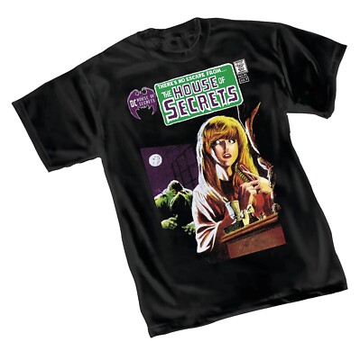 HOUSE OF SECRETS #92 (SWAMP THING) T-SHIRT Graphic Black DC Comics NEW