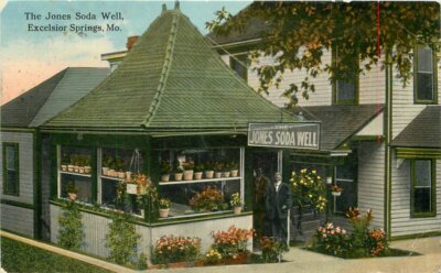 Excelsior Springs Maine Jones Soda Well Smith Syndicate 1915 Postcard 21-8029