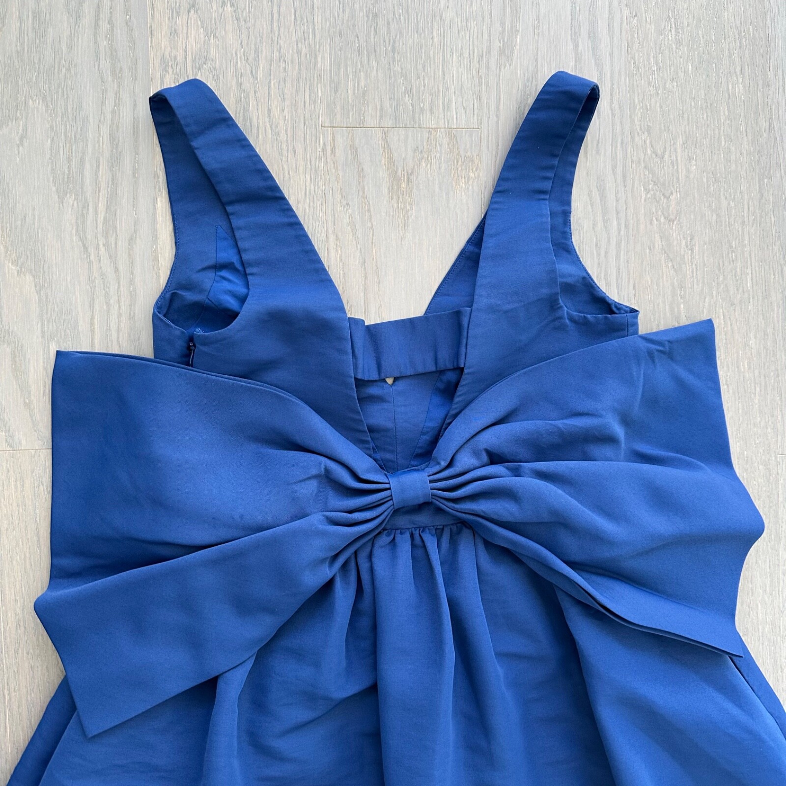 Sachin & Babi Katrina Gown Blue Maxi Dress Bow - Size 2 XS