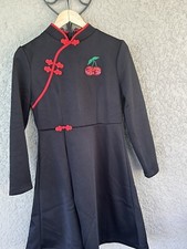 Lady Cheongsam Dress Chinese Traditional Ethnic Qipao Oriental Gown Elegant Med