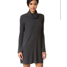 Madewell Bell-Sleeve Turtleneck Sweater Dress Women's Size Medium