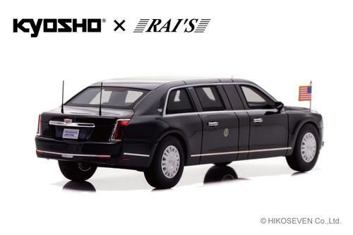 H7431910 KYOSHO x RAI'S 1/43 Cadillac One THE BEAST 2019 US Presidential Car - Picture 3 of 5