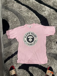 pink bape tee