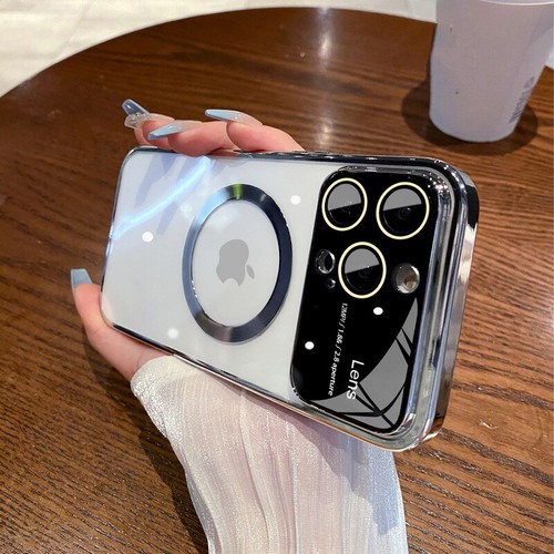 Für Apple iPhone 15 14 Pro Max 13 12 Magsafe Klar Case Handy Magnet Schutzhüllen - Zdjęcie 9 z 18
