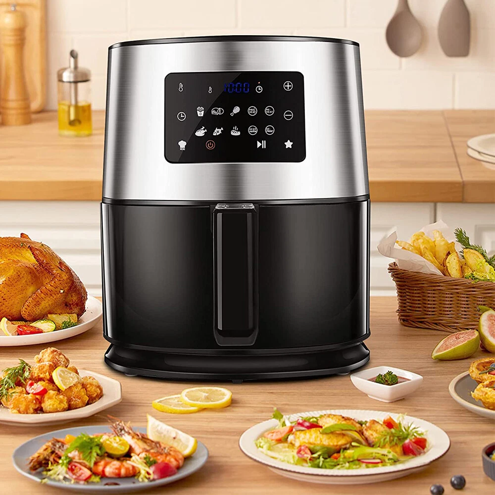 10 in1 Air Fryer 6Qt Smart Electric Hot Airfryer Oven Oilles