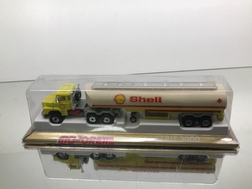 MAJORETTE 140 SCANIA TORPEDO SHELL TANKER TRAILER -L24.0cm- GOOD IN BLISTER - Picture 2 of 13