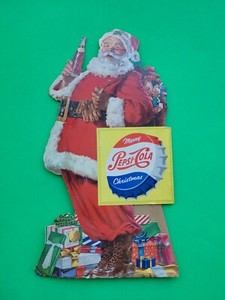vintage Pepsi Santa Claus countertop display 19"