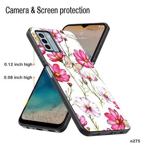 Coque téléphone étanche florale vive pour Nokia C210 G310 C300 C200 G400 C110 - Photo 27 sur 72