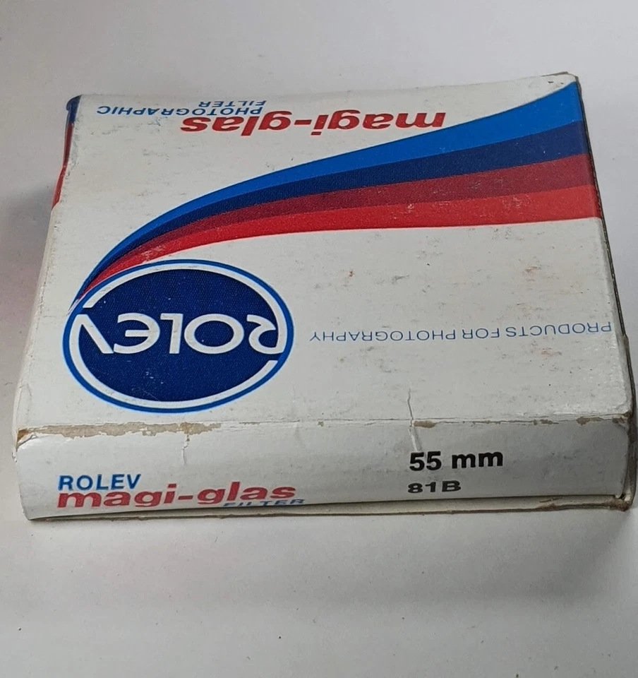 55mm 81B 81-B Blue Color Conversion German Glass Lens Filter 55 mm E55 Rolev USA - Image 4 of 4