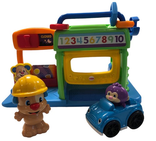 Fisher-Price Laugh & Learn Puppy’s Activity Garage Car Wash Busy Home Play set
