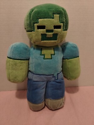 Minecraft Mojang Zombie Plush Stuffed Animal Toy 11''