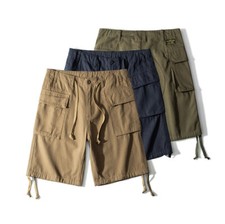 Hot British Loop Gurkha Bermuda Shorts Men Summer Short Pant Retro Working Pants