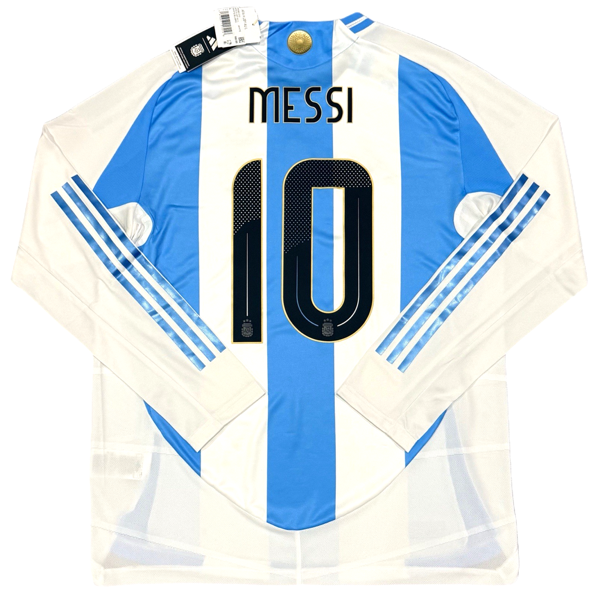 2024/25 Argentina Authentic Home Jersey #10 Messi Large adidas