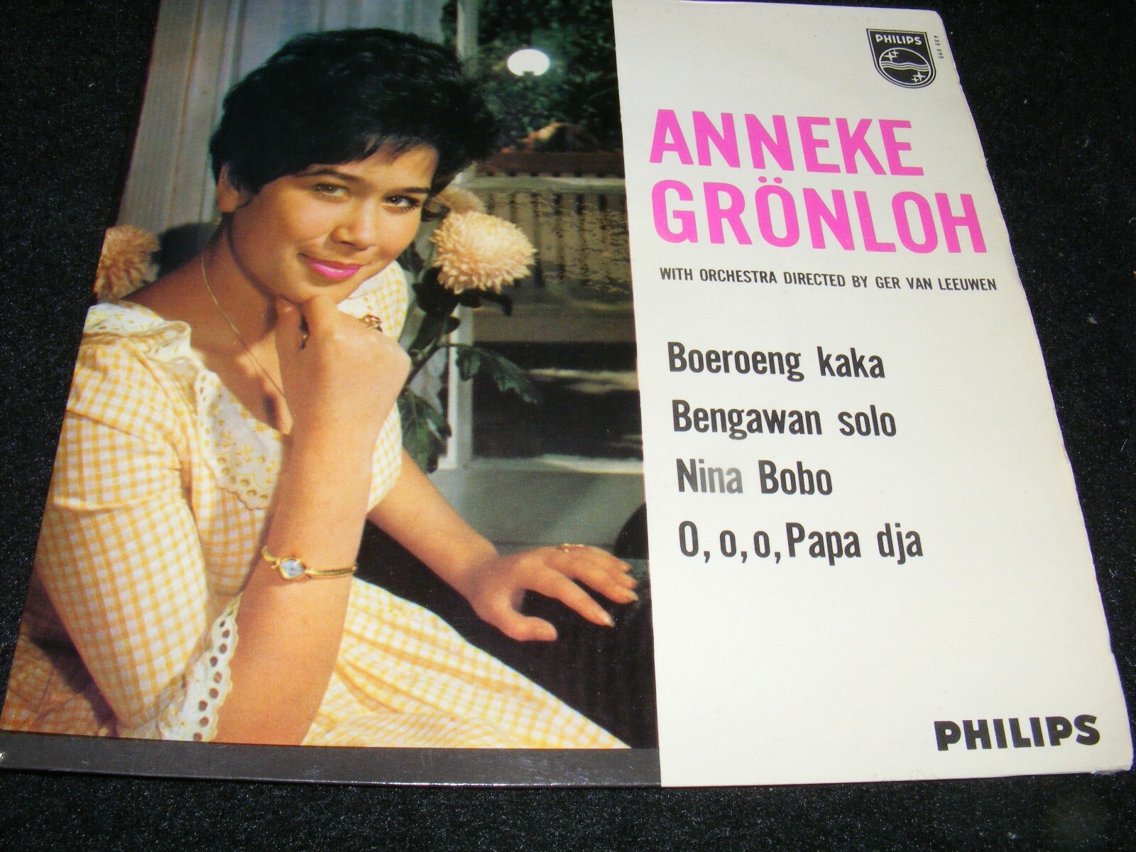 ANNEKE GRÖNLOH Philips Made In Holland EP w Picture Sleeve 1962 BOEROENG KAKA 45