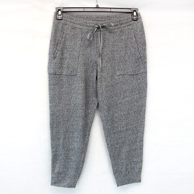 Talbots Plus Gray French Terry Stretch Waist Pockets Pants  Jogger Petite 3X