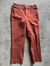 Old Navy Brown Pixie High-Rise Ankle Pants Women Size 4 Pockets