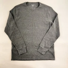 Amazon Essentials Thermal Shirt Waffle Knit Gray Men's XL