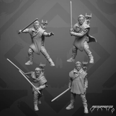 Star Wars Legion Luke Skywalker Expansion Proxy Models 3d Printed