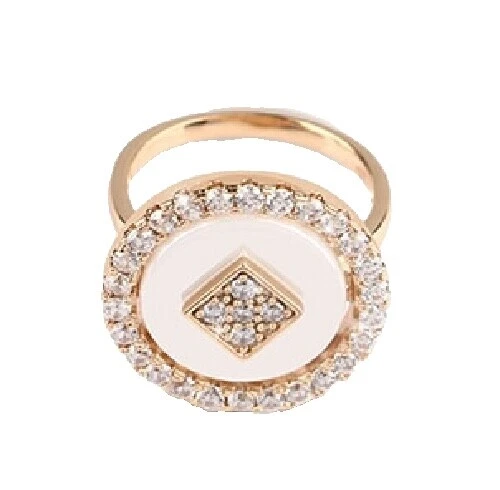 Joyería de Moda de cerámica blanca de cobre