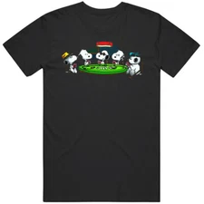 Peanuts- Snoopy's Poker T Shirt