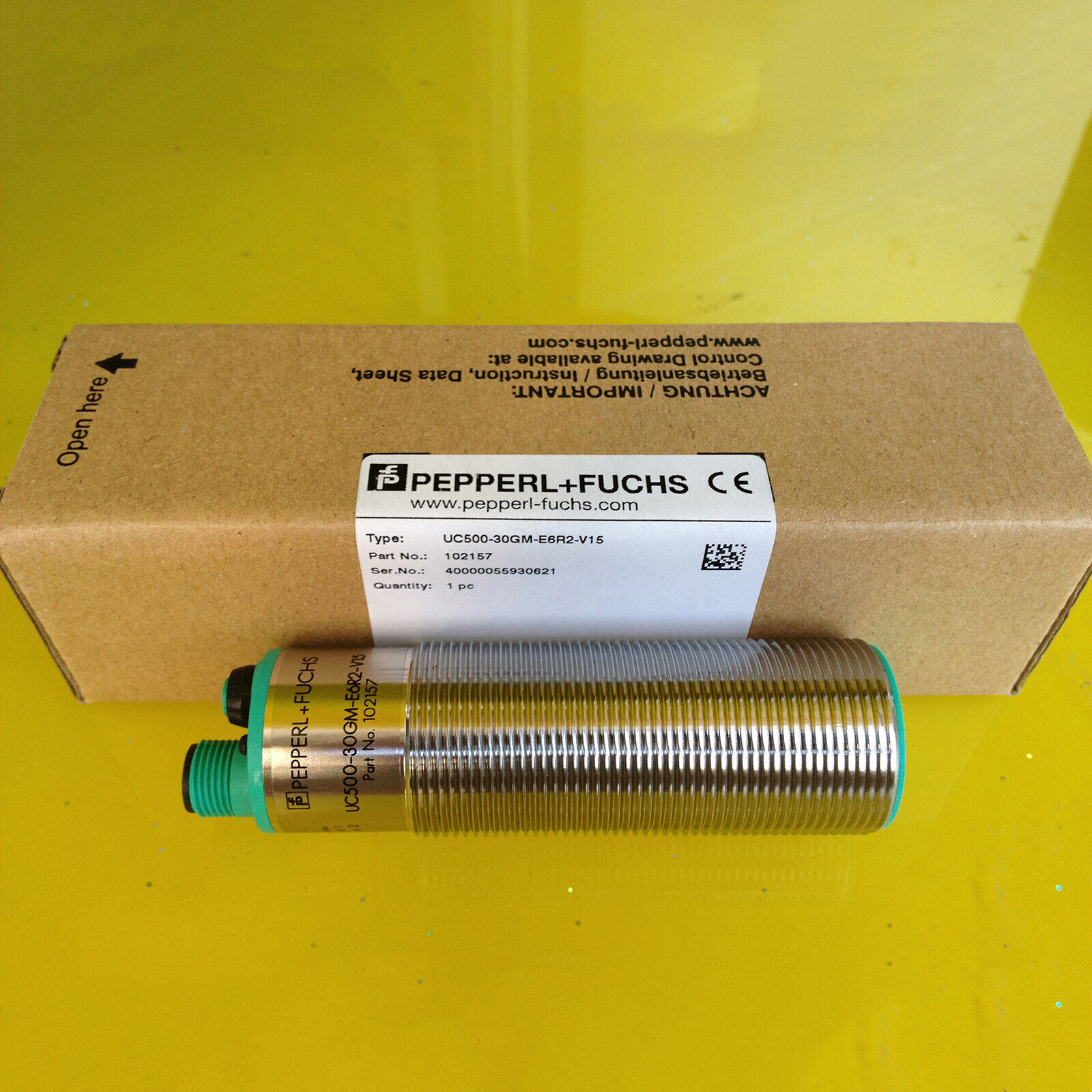 1PC New PEPPERL+FUCHS UC500-30GM-E6R2-V15 Ultrasonic Sensor UC50030GME6R2V15 P+F