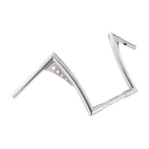 Manillar de barra grasa de 1,25" Meathook Ape Hanger 14" para Harley Dyna Softail Touring - Imagen 7 de 12