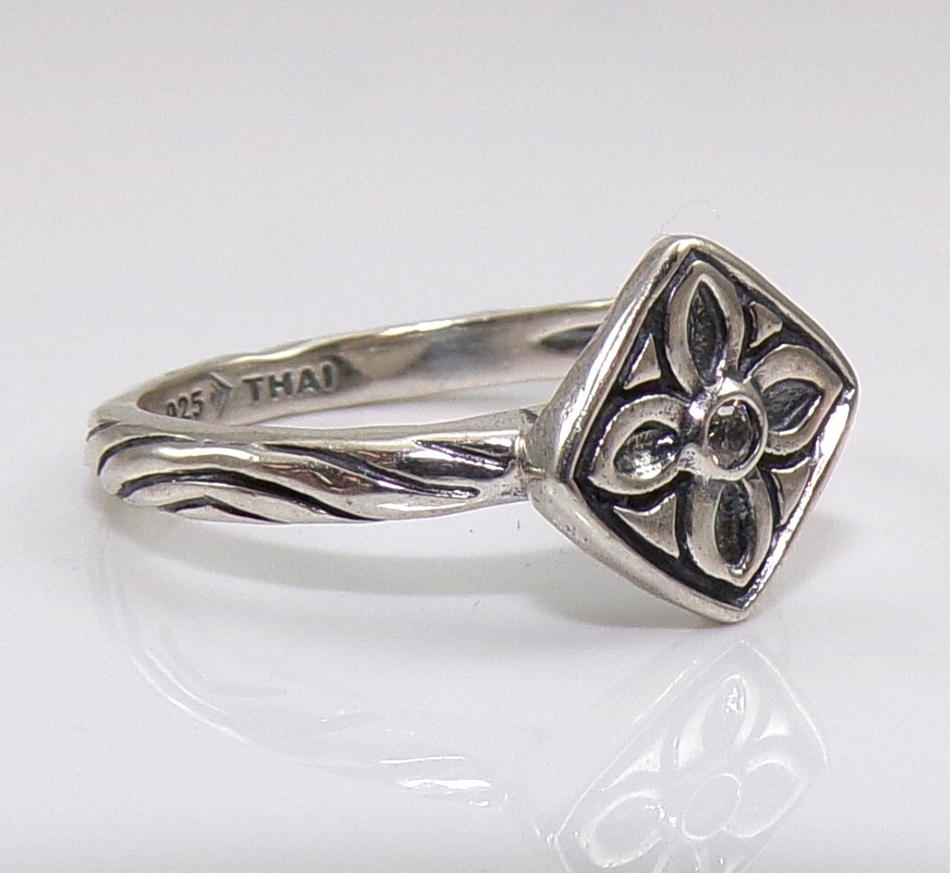 Silpada R2465 Sterling Silver Stackable Belle Fle… - image 3