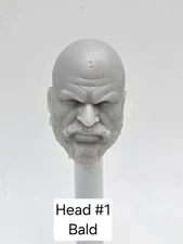 3d Print TRIPLE HUNTER HEAD #1  1:12 6" Classified/ Legends Scale 