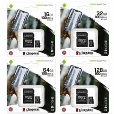 Micro SD Kingston Canvas Select  32 64 128 256 GB Classe 10 Microsd memoria