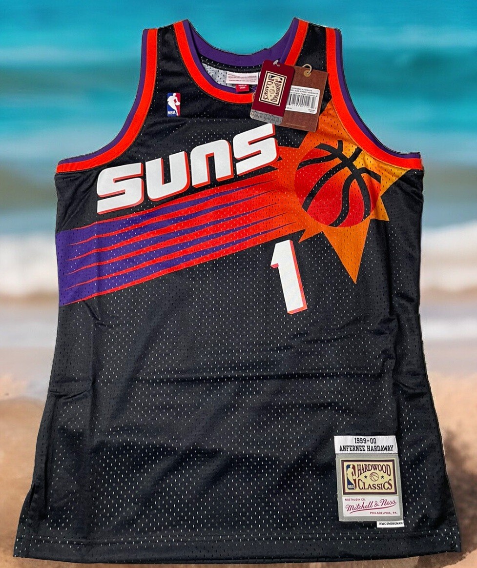 希少 NBAユニフォーム Phoenix Suns Penny Hardaway Penny Anfernee Hardaway Phoenix Suns Champion NBA Sun Burst