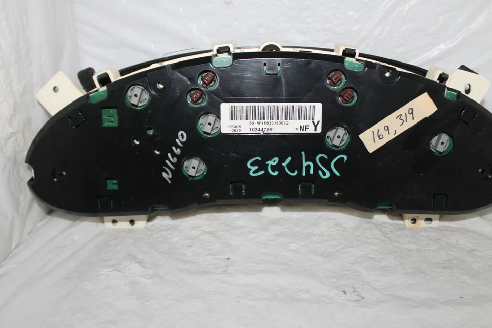 Cuadro de instrumentos velocímetro 03 04 Buick Century LCD RECONSTRUIDO 169.319 MILLAS Foto 2 de 4