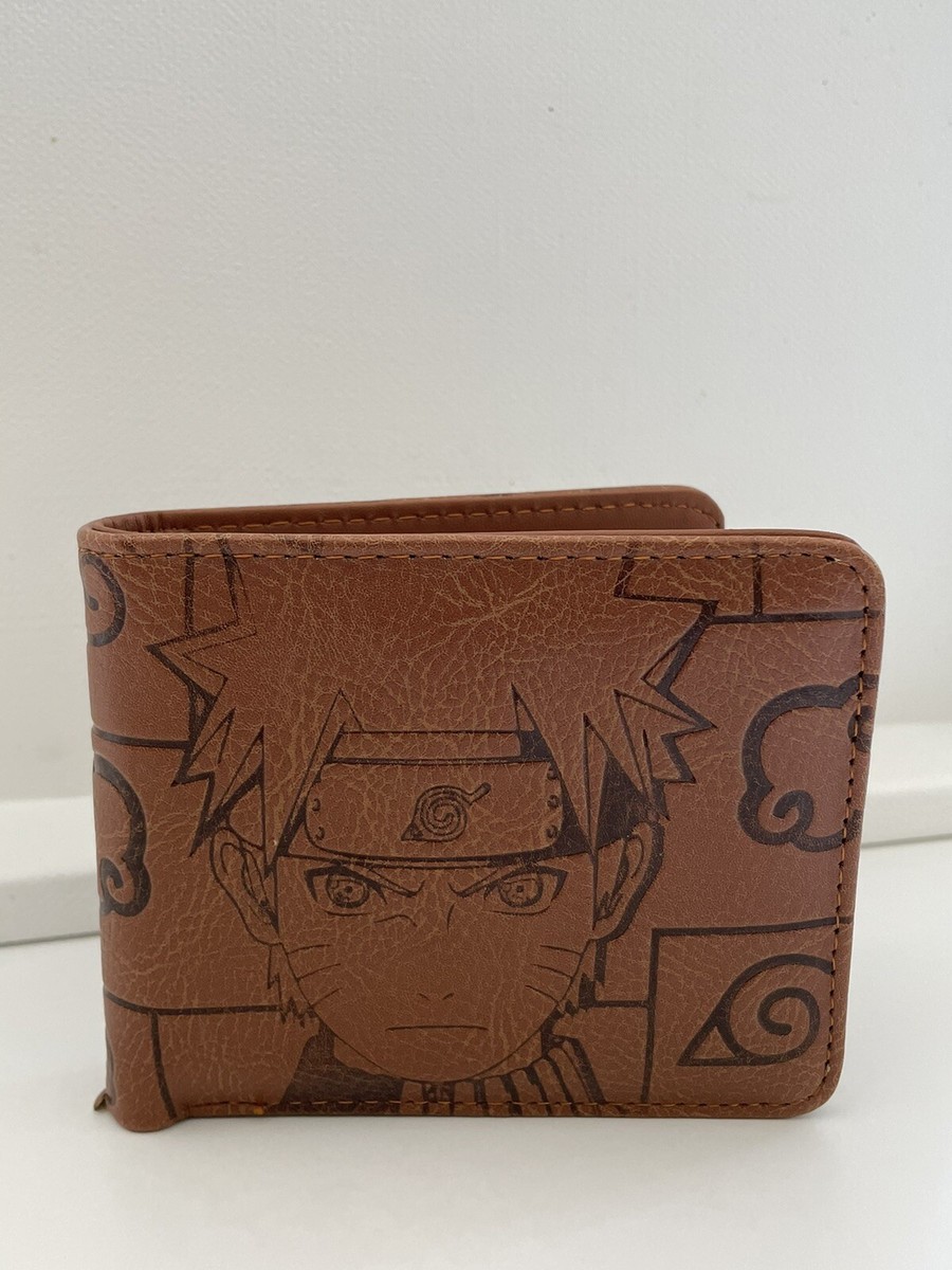 Roffatide Naruto Wallet For Men Faux Leather Slim Short Bi-fold
