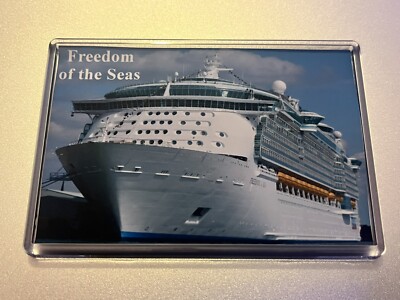 Royal Caribbean FREEDOM OF THE SEAS großer Kühlschrankmagnet Kreuzfahrtschiff b
