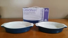  AROMA DOVEWARE OVAL BAKING DISH BRAND NEW  BOX CONTAINS 2 DISHES 1 QUART EACH