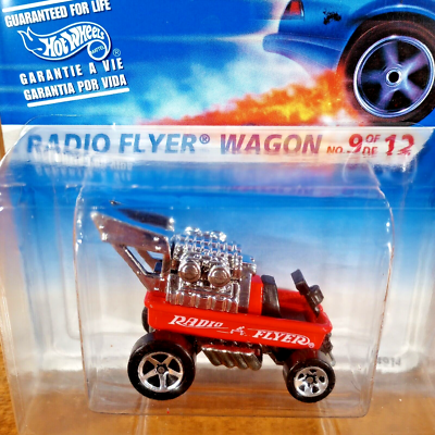 Hot Wheels Vintage Radio Flyer Wagon 1996 First Edition Red 5