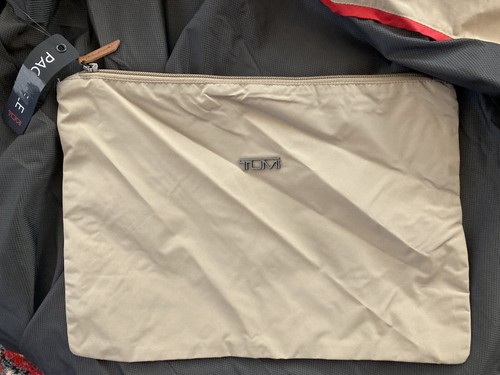 TUMI Summit Mackintosh Packable Trench Rain Coat Jacket Mens Large Khaki NEW - Picture 8 of 14