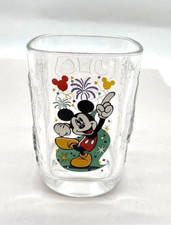 Disney VTG MICKEY MOUSE Drinking Glass Collectible Clear Cup 2000 MCDONALDS