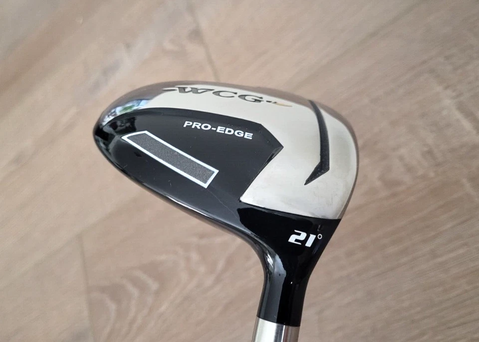 Warrior Golf WGC PRO EDGE 21*deg 5 madera diestro~ varilla de grafito flexible media firme 43,5" Foto 3 de 4