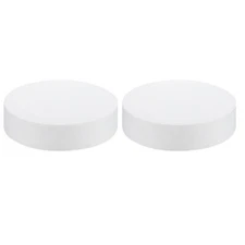 2 x Round Foam Cake Dummy 8 Inch x 2 Inch Circle Dummy Cake Set for Wedding