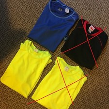 Youth Performance Active T-Shirts Medium NWOT