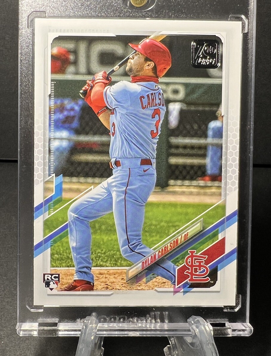 Dylan Carlson 2021 Topps Series 1 Image Variation SP Rookie RC #285 Cardinals