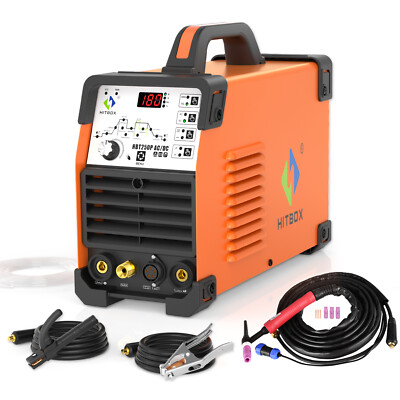  Prof. WIG-Schweißgerät AC/DC 200A Alu/Edelstahl 4-in-1 Puls IGBT 3J Garantie 