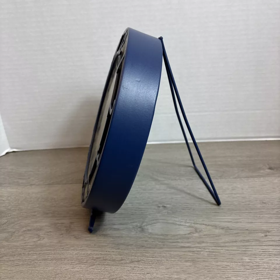 LONDON " OLD TOWN CLOCKS " DESK CLOCK METAL ( INDUSTRIAL DECOR ) 10" - Image 3 of 4