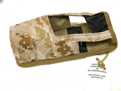 HARRIS WINDOWED RF-5932 COMMUNICATIONS DIVISION MBITR RADIO AOR1 POUCH USMC USGI