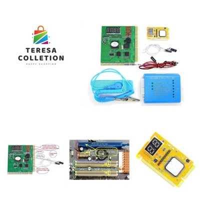 PC Computer PSU and Motherboard Tester Tool PCI & ISA SDRAM Post  Card Diagno...