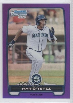 2012 Bowman Chrome Prospects Retail Purple Refractor /199 Mario Yepez #BCP32 2u3