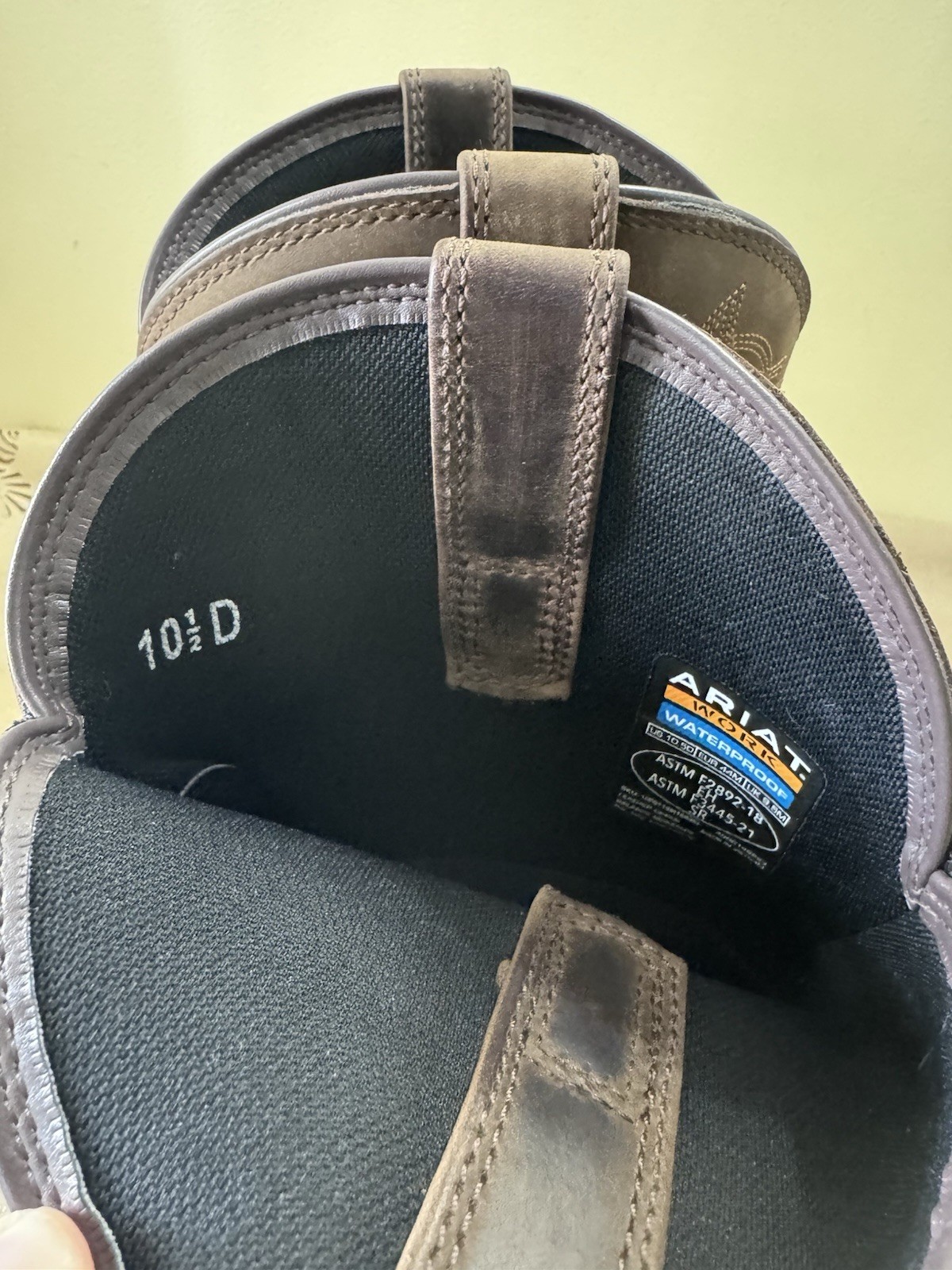 Ariat Men Workhog Composite Toe Waterproof Leathe… - image 6