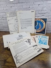 Vintage 1980s NASA Educational Teacher Lot Space Shuttle Apollo Posters Booklets